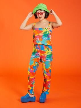 Nooworks NWT The Easy Suit in Tropico Size Large Dopamine Dressing Slow Fashion